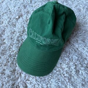 Green California Palm Springs Baseball Cap Dad Hat Adjustable Cotton